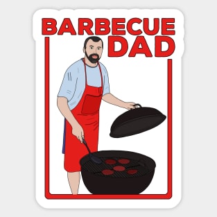 Barbecue Dad Sticker